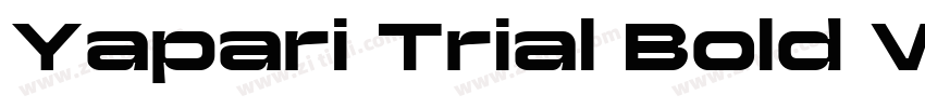 Yapari Trial Bold Wi字体转换 Yapari Trial Bold Wi字体转换